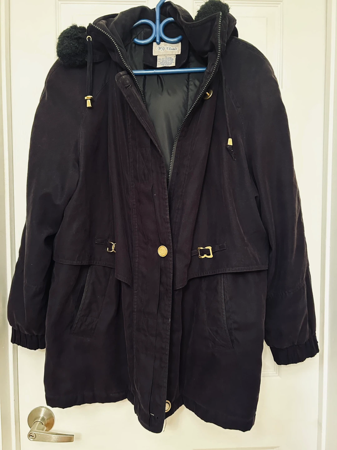 NY Classics Black Winter Parka - Size L - photo 4