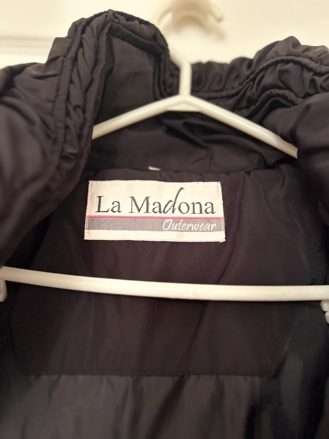 La Madona Outerwear Black Coat - Size XL - photo 2