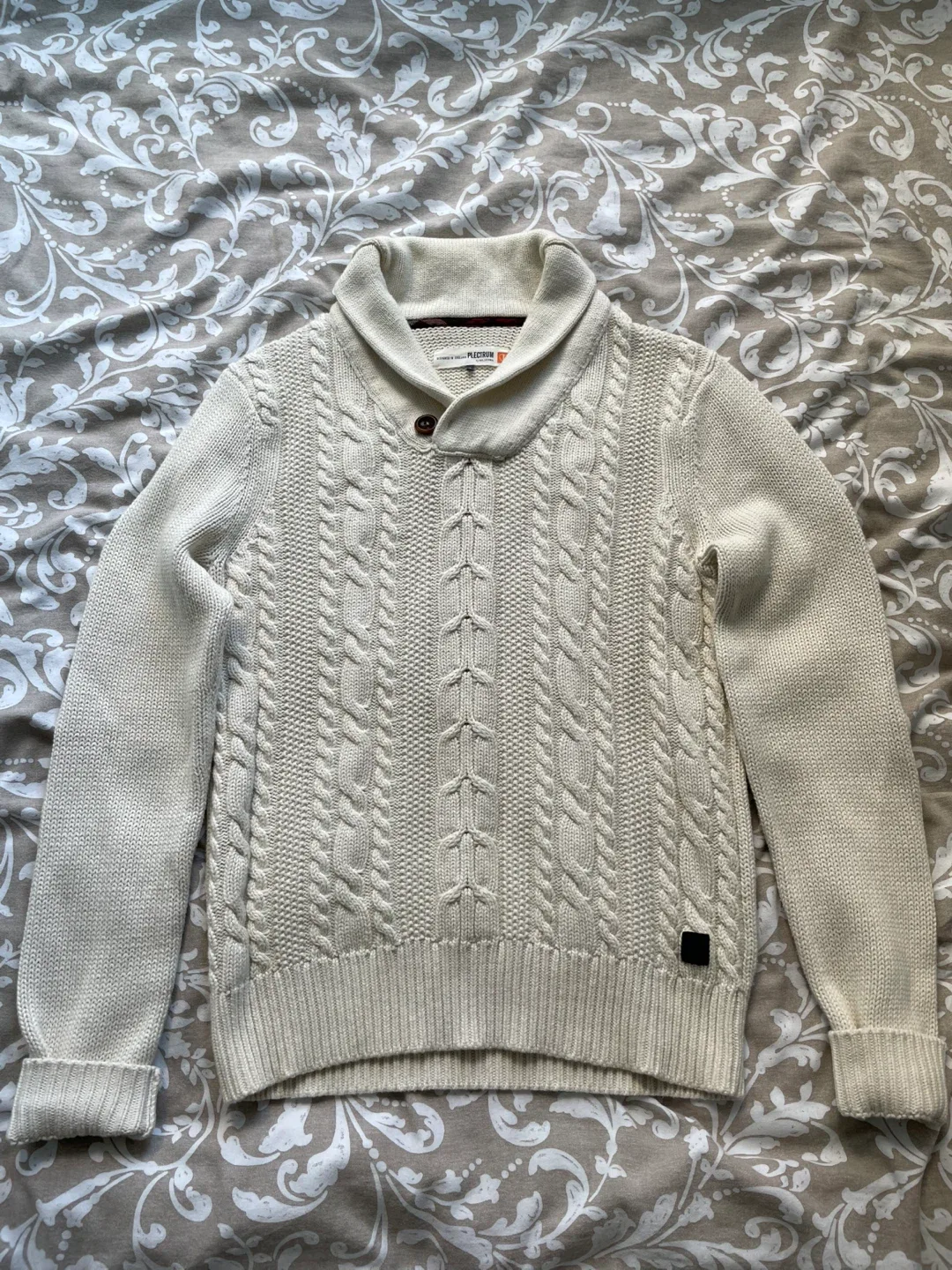 Plectrum by Ben Sherman Cable Knit Sweater Size S thumbnail