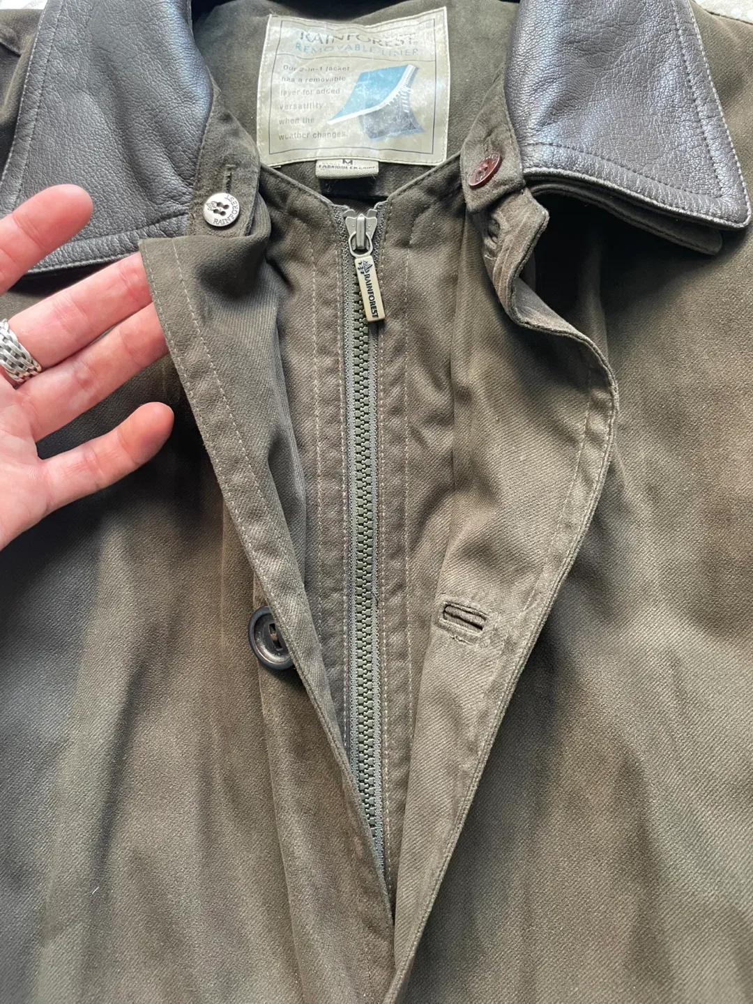 Vintage Rainforest Jacket Size M image indicator(6)