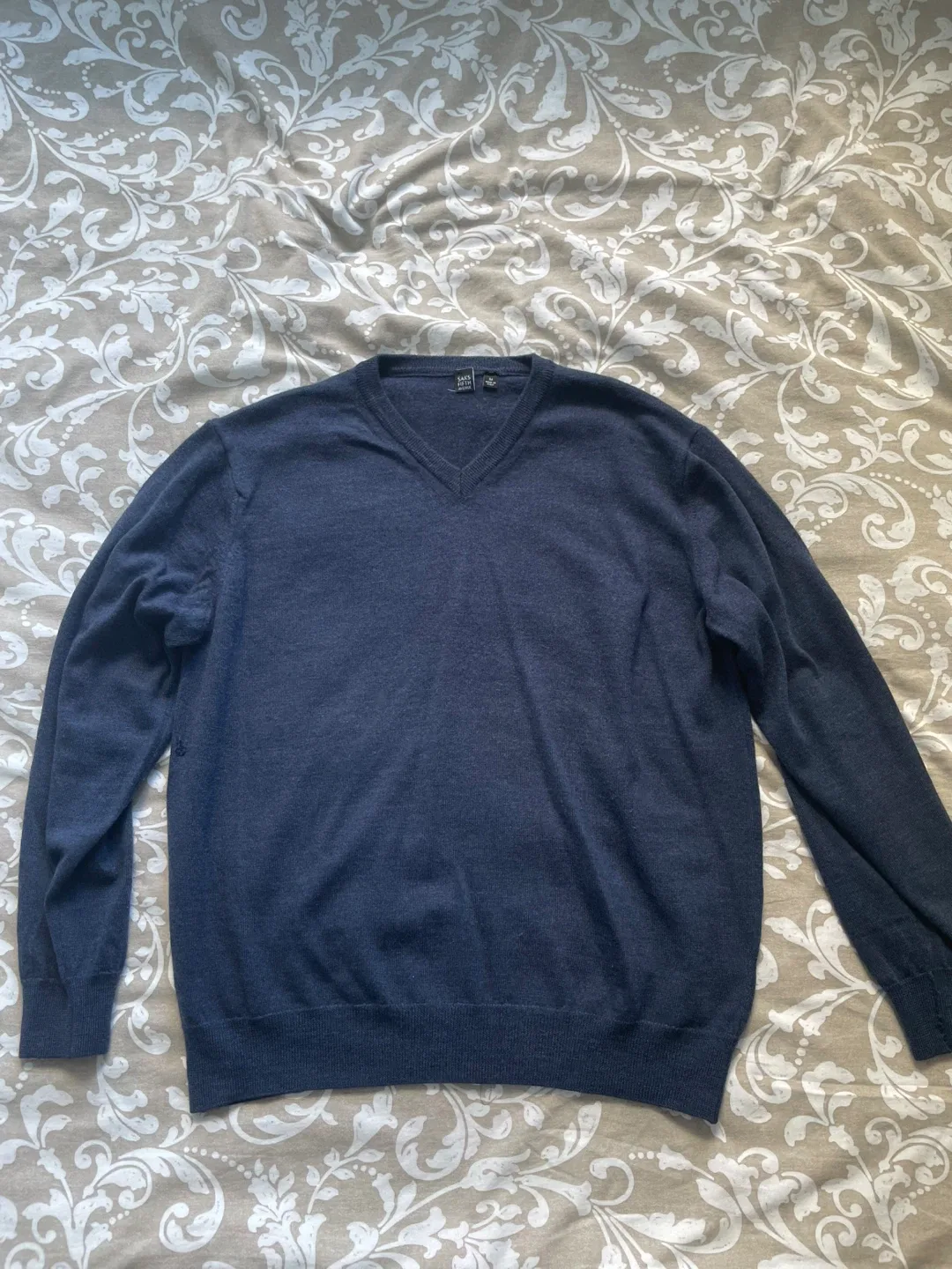 Saks Fifth Avenue 100% Merino Wool Sweater thumbnail