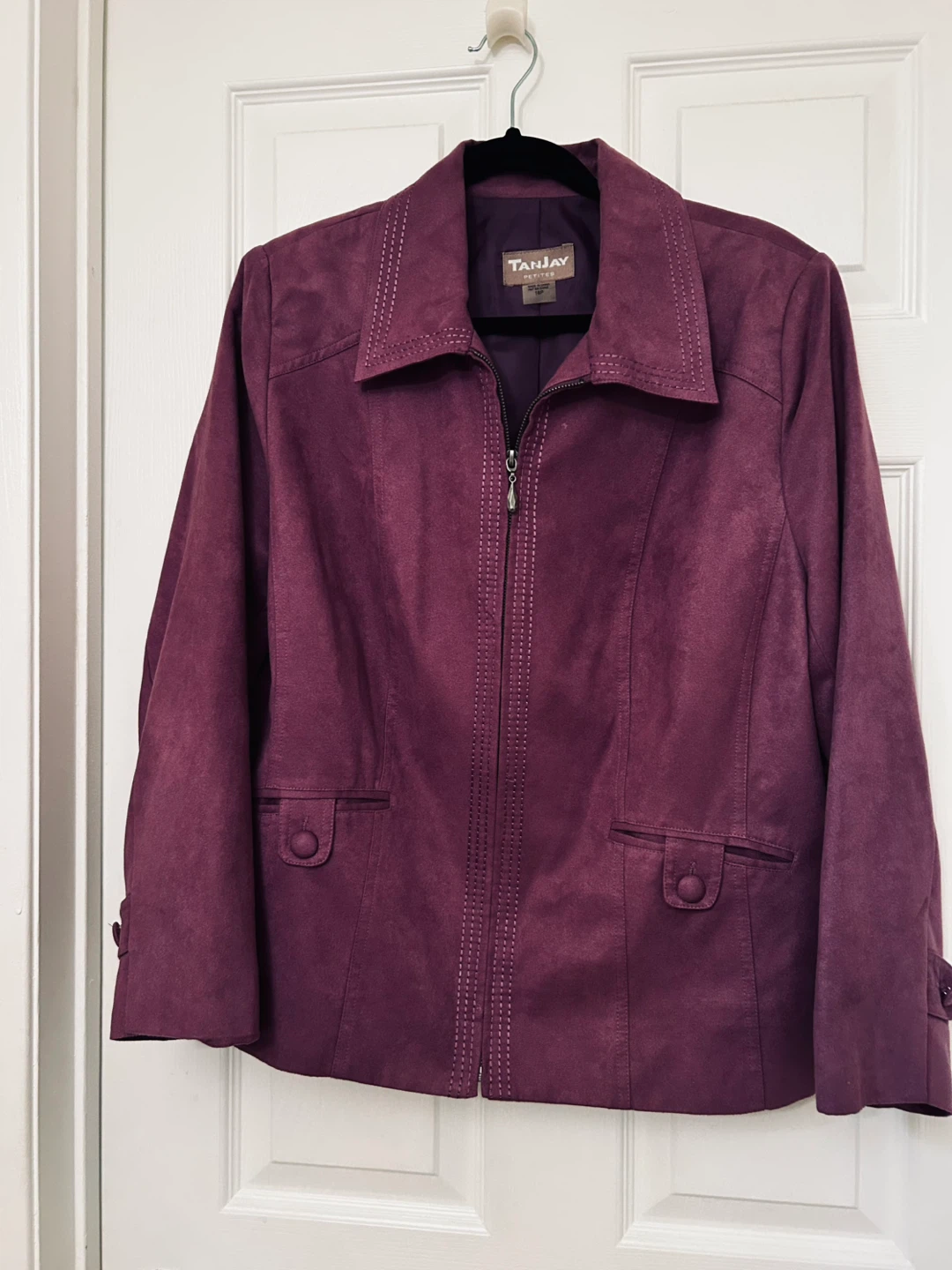 Tanjay Petites Purple Jacket - Size 16P