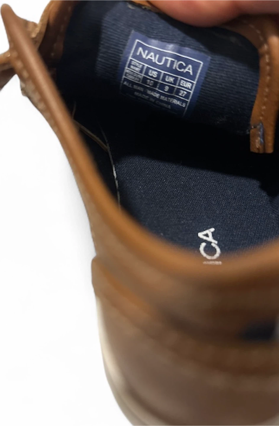 Nautica Brown Leather Boat Shoes - Size 10 - photo 5