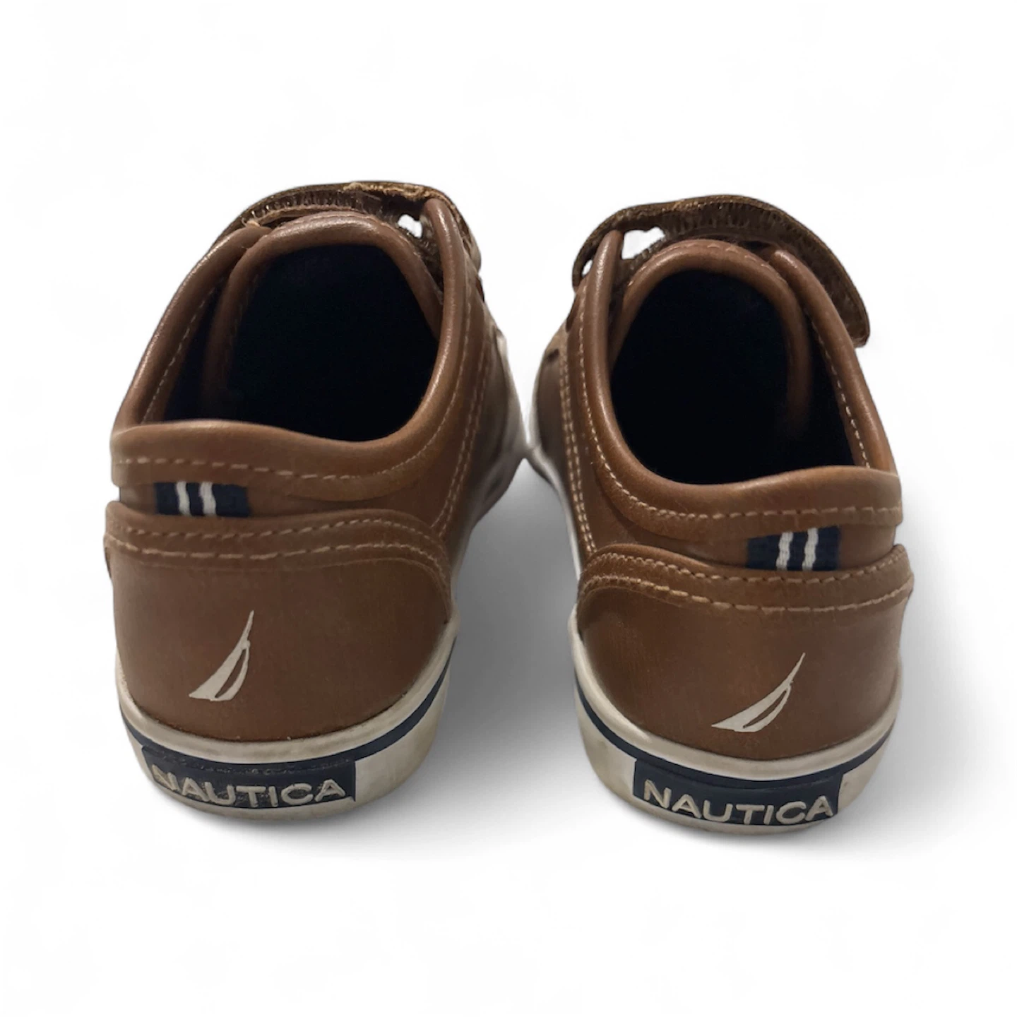 Nautica Brown Leather Boat Shoes - Size 10 - photo 3