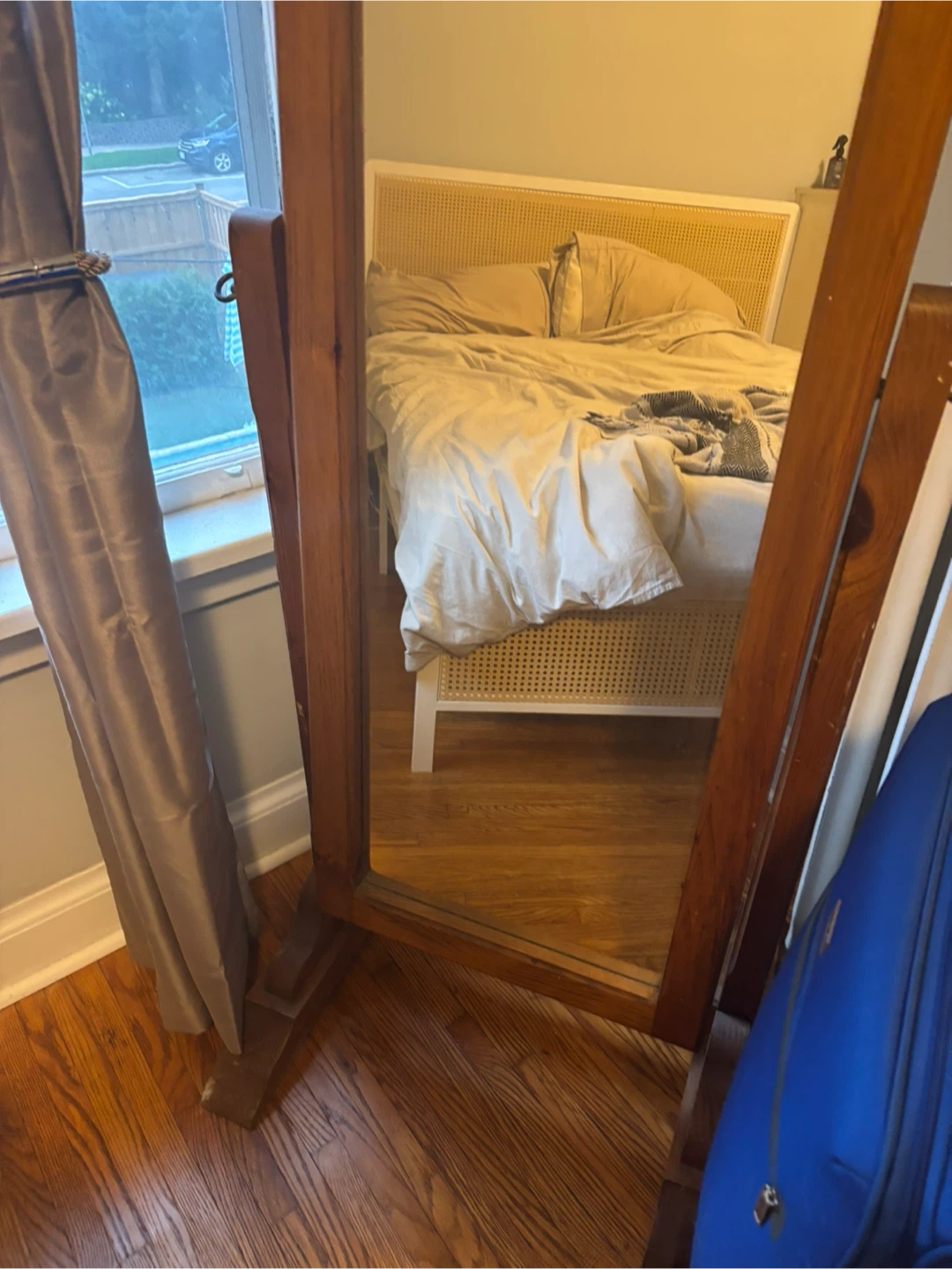 Wooden Framed Cheval Mirror - photo 2