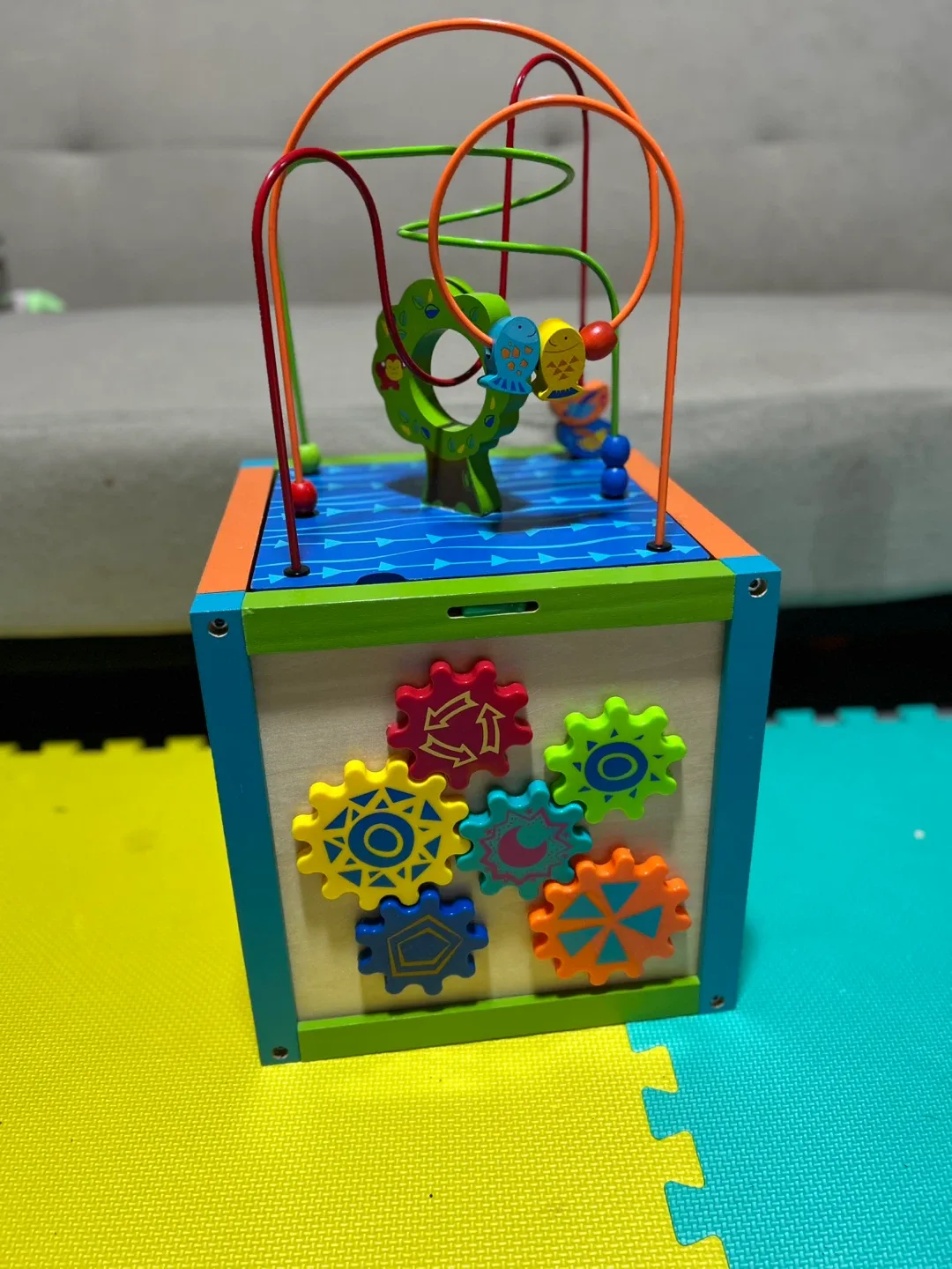 Wooden Activity Cube Toy image indicator(3)
