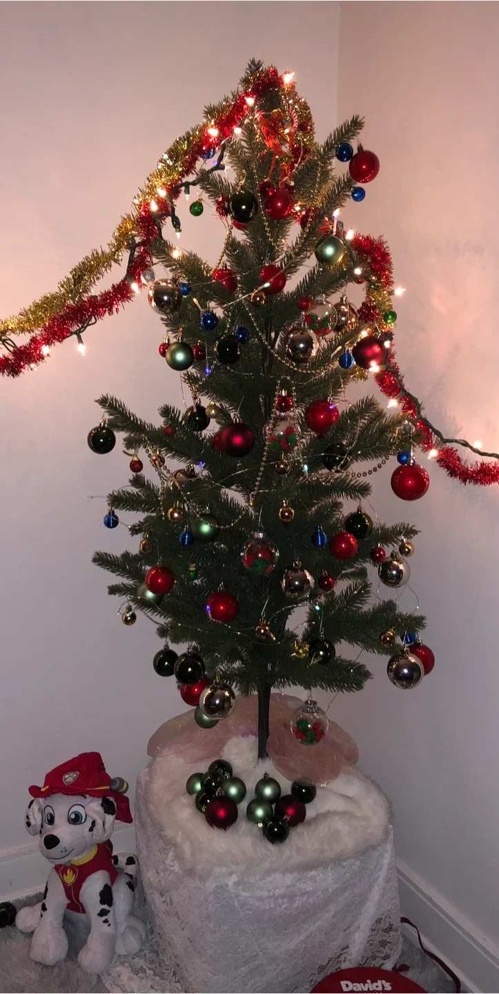 Artificial Christmas Tree plus decorations image indicator(2)