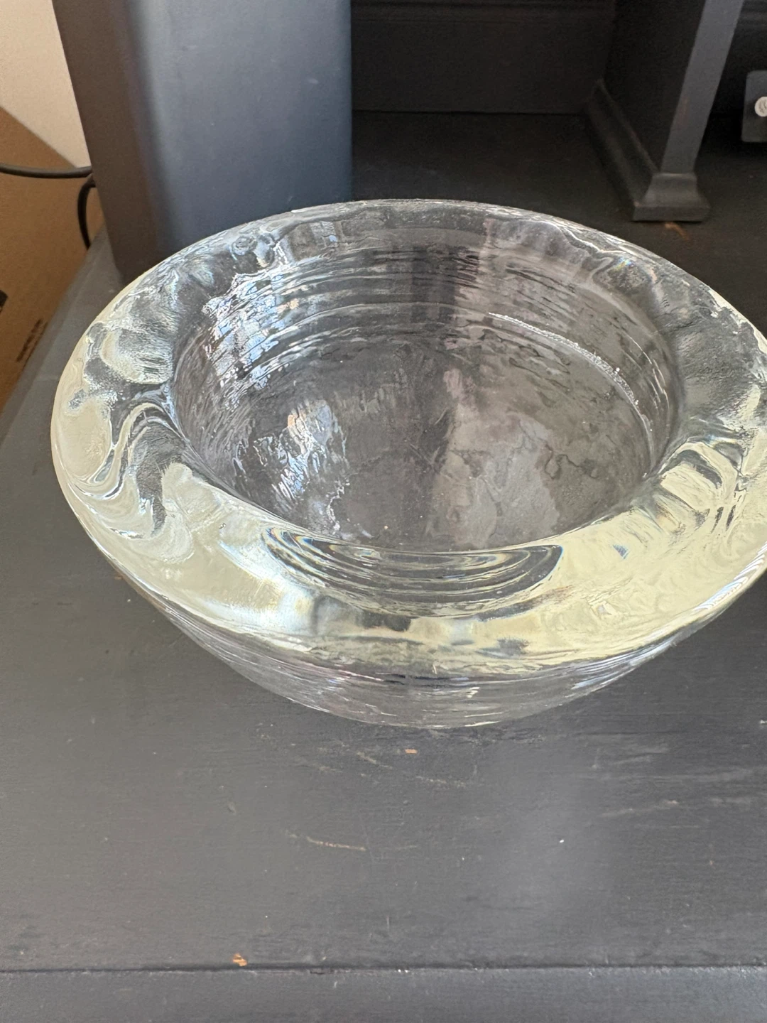 New Textured Glass Bowl lovely gift - photo 2