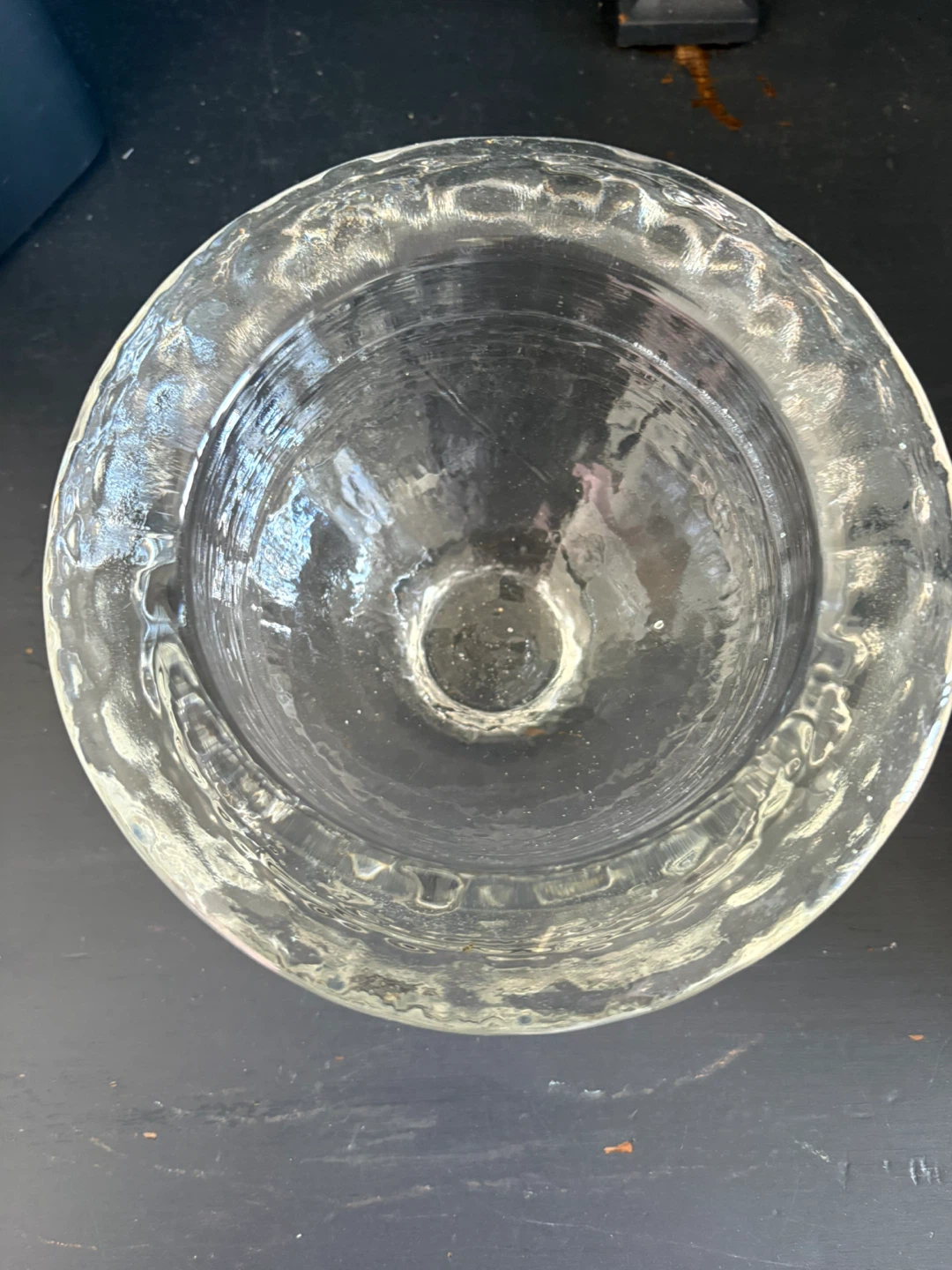 New Textured Glass Bowl lovely gift
