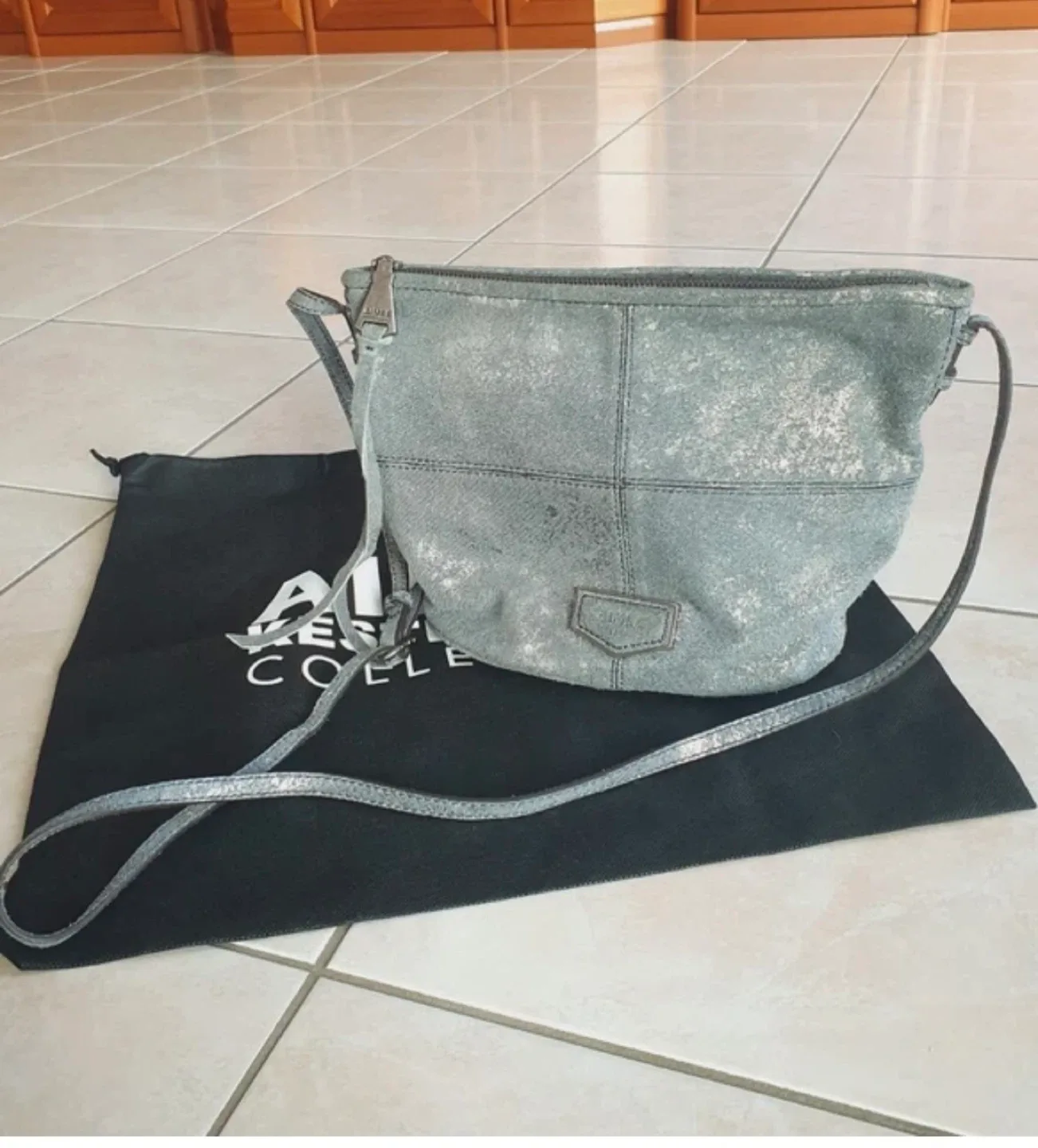 Aimee Kestenberg Silver Crossbody Bag thumbnail