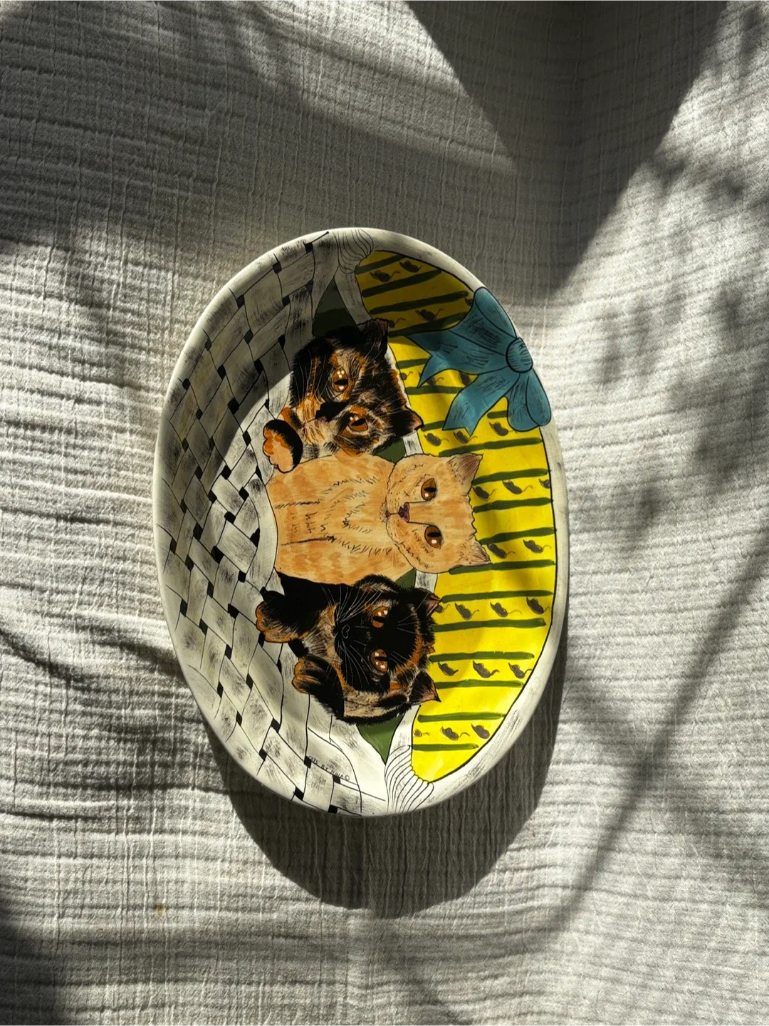 Cats by Nina Decorative Plate thumbnail