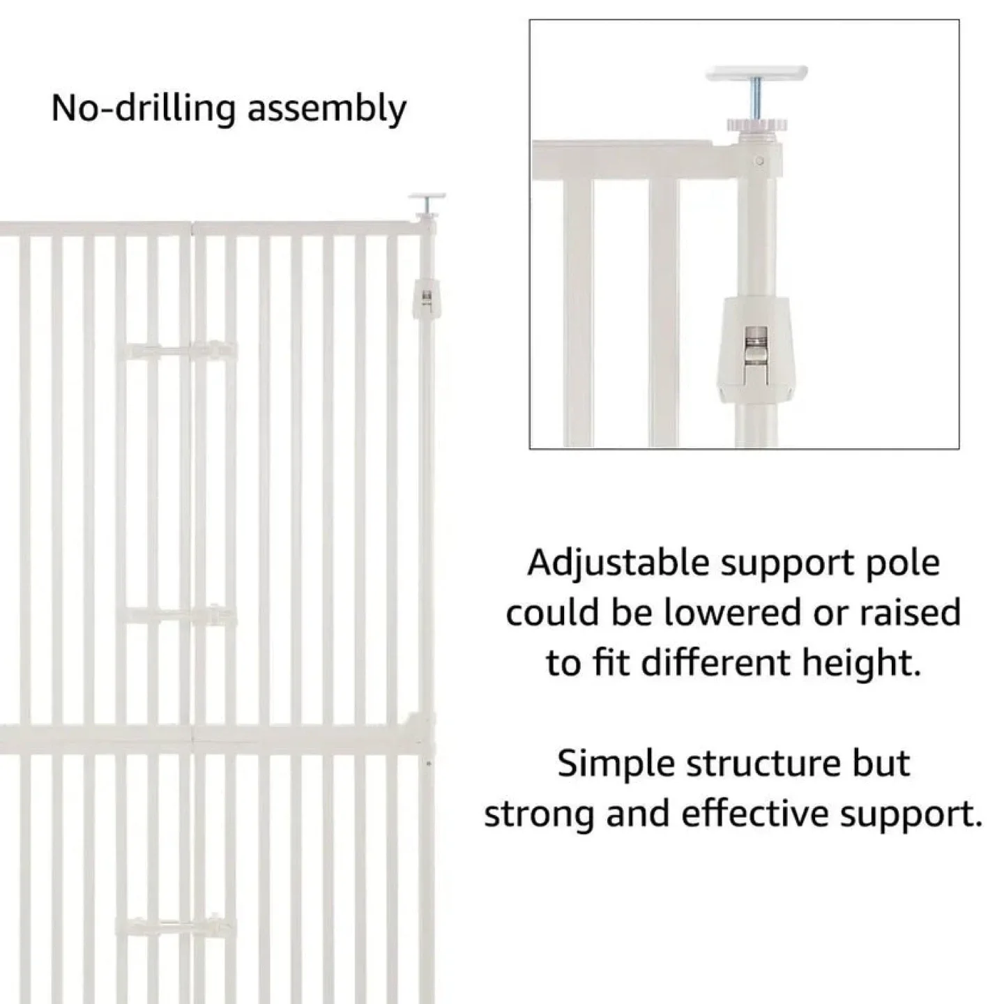 Unipaws Extra Tall Cat Pet Gate image indicator(3)