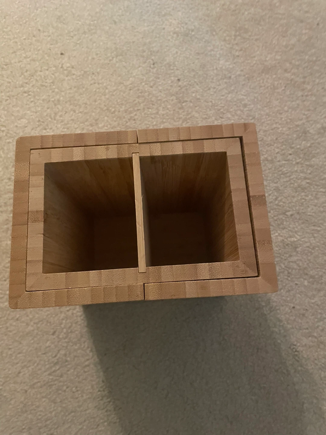 Bamboo Utensil Holder - photo 2