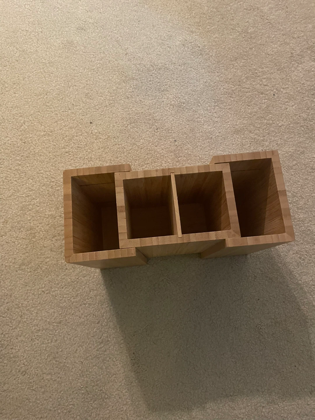 Bamboo Utensil Holder