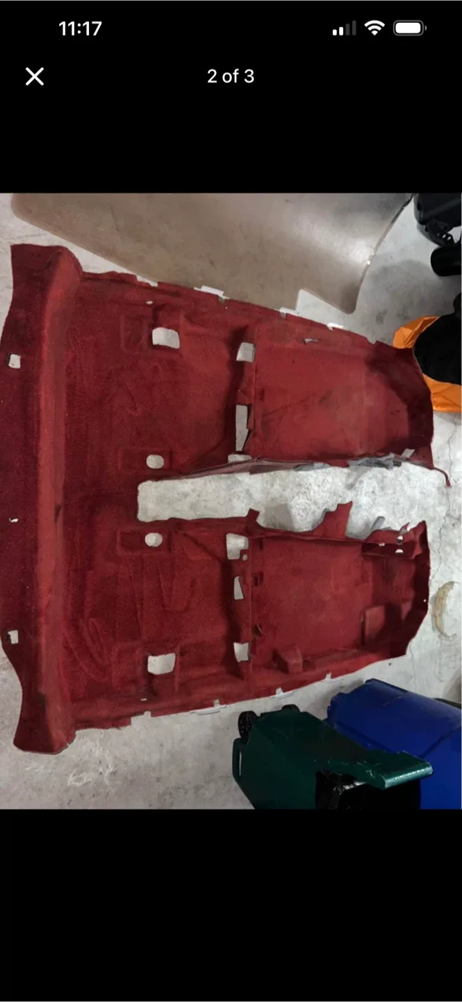 RHD Honda Red Car Floor Carpet image indicator(3)