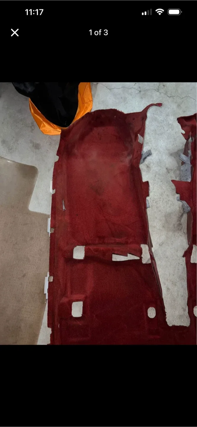 RHD Honda Red Car Floor Carpet image indicator(2)