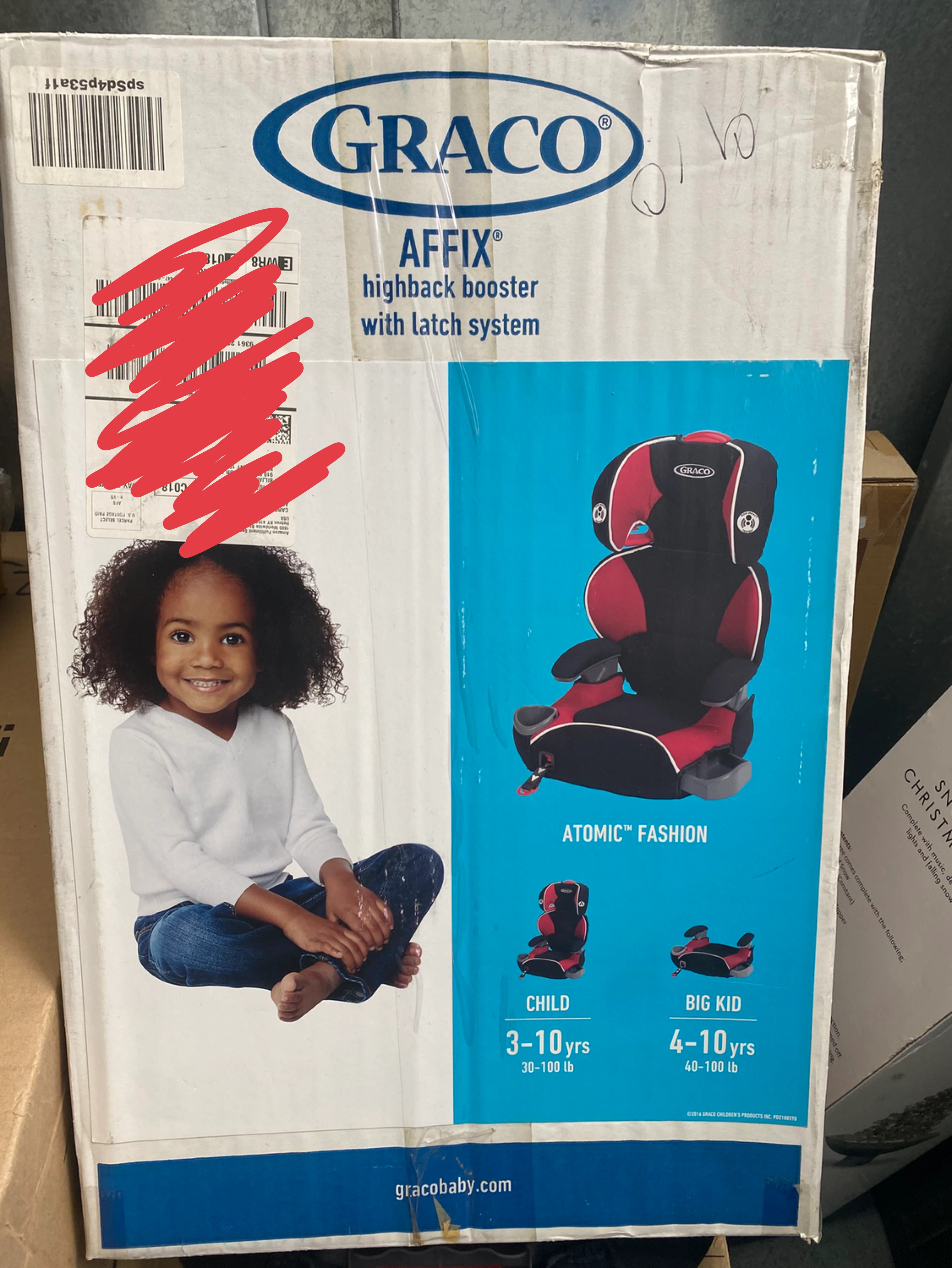 Graco Affix Highback Booster Seat - Atomic Fashion