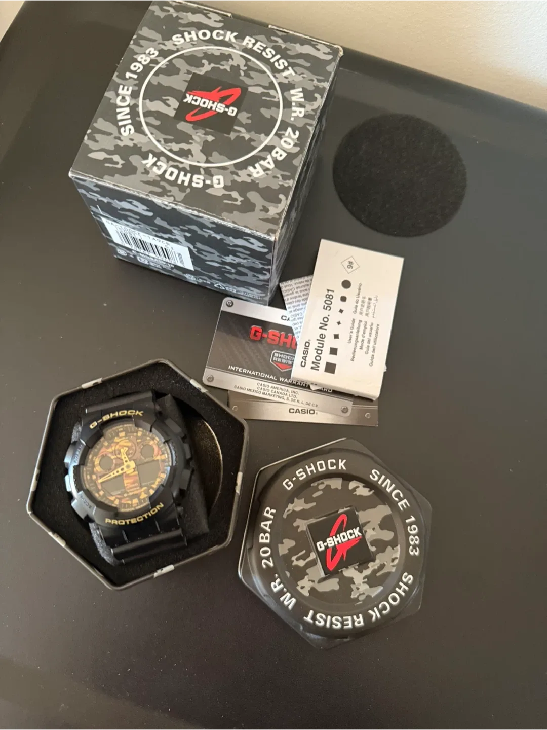Casio G-Shock GA-100CF-1A9 Digital Men's Watch thumbnail