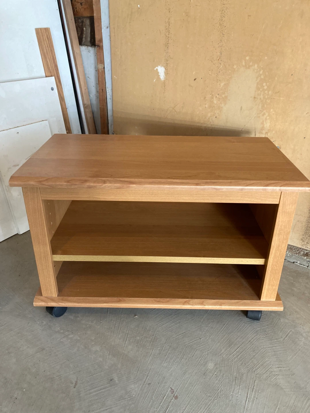 TV stand on wheels