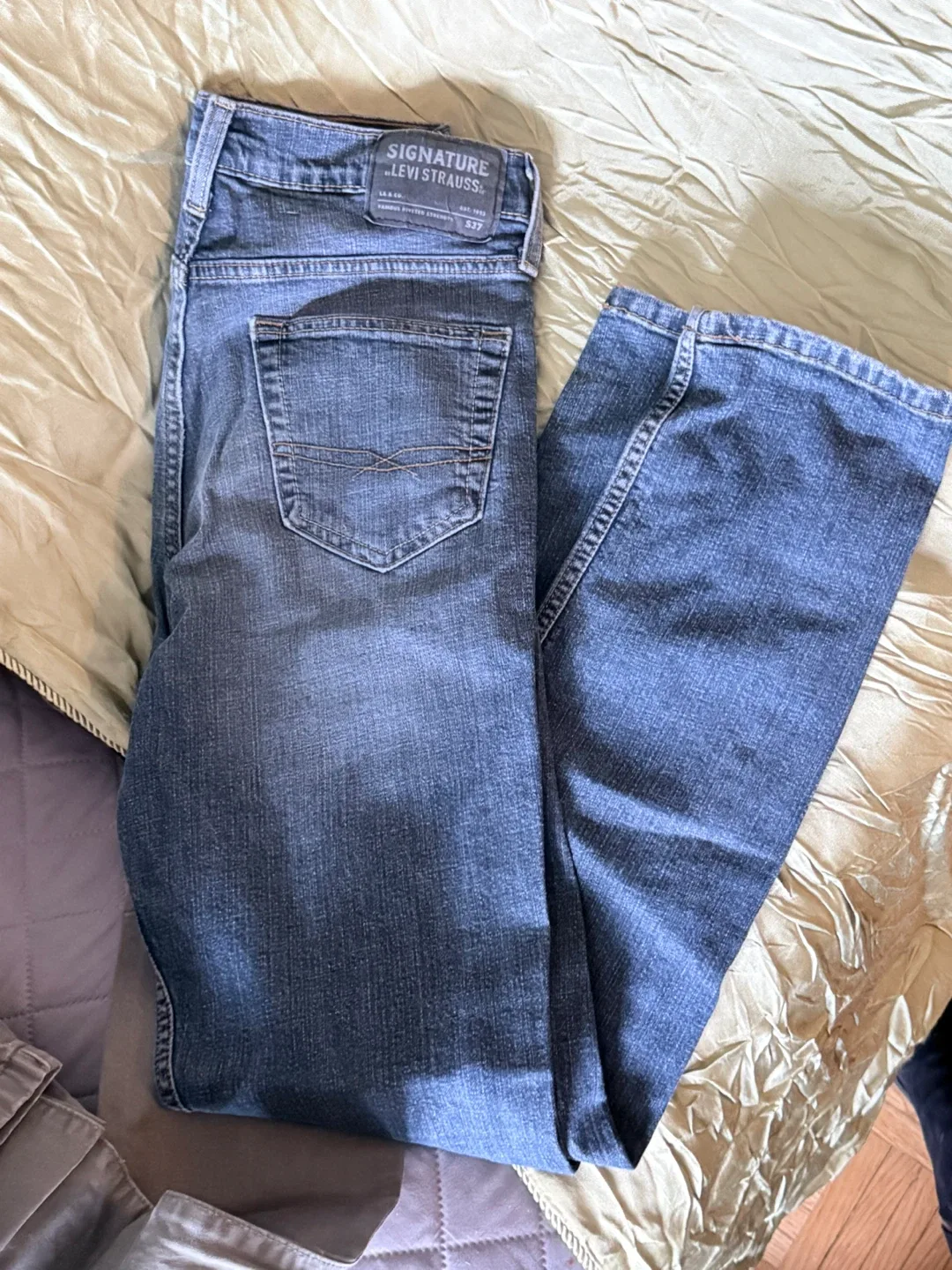 💛🍁Levi Strauss Signature S37 Slim Straight Jeans thumbnail