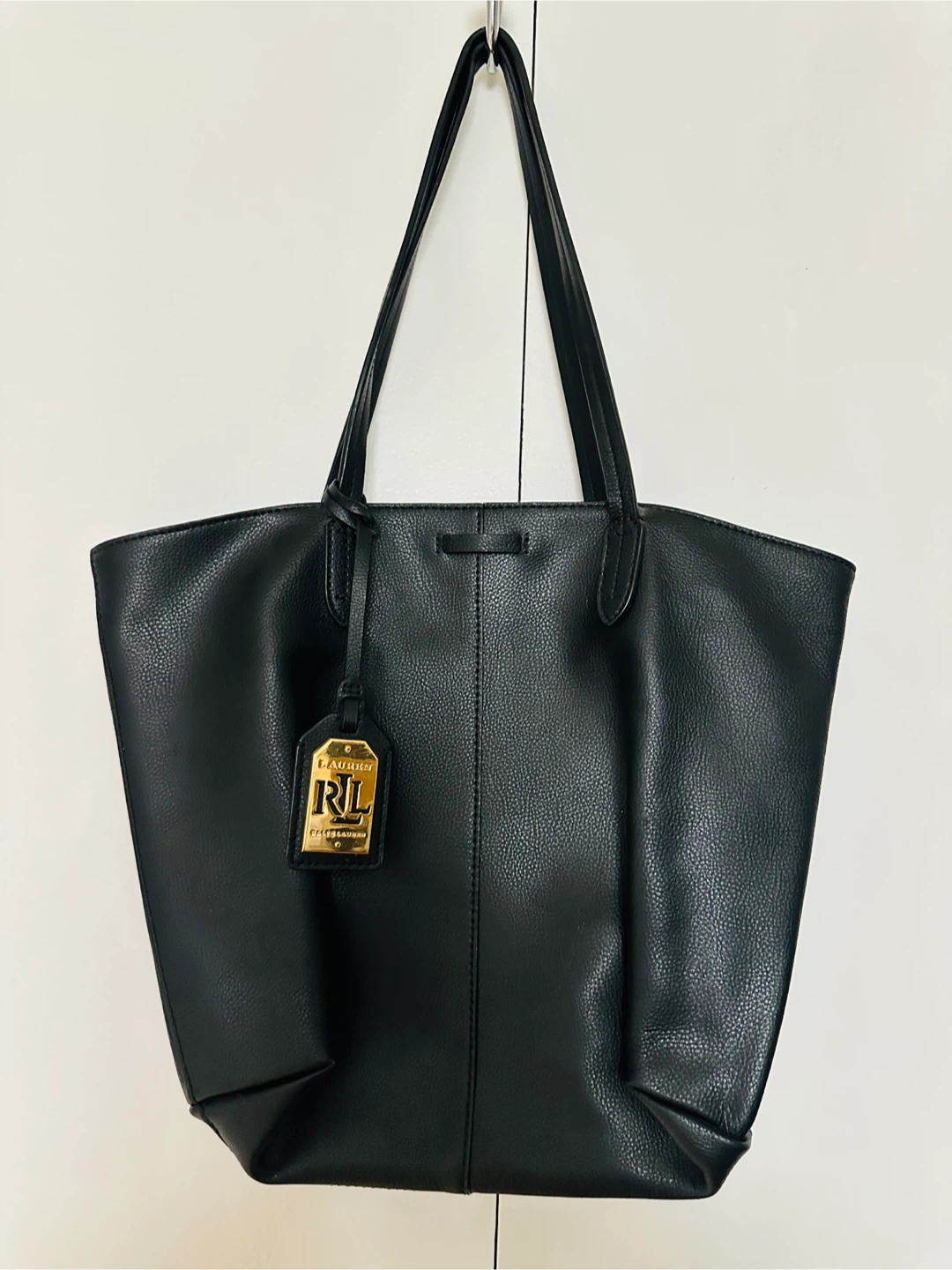 Lauren Ralph Lauren Black Leather Tote Bag - photo 4