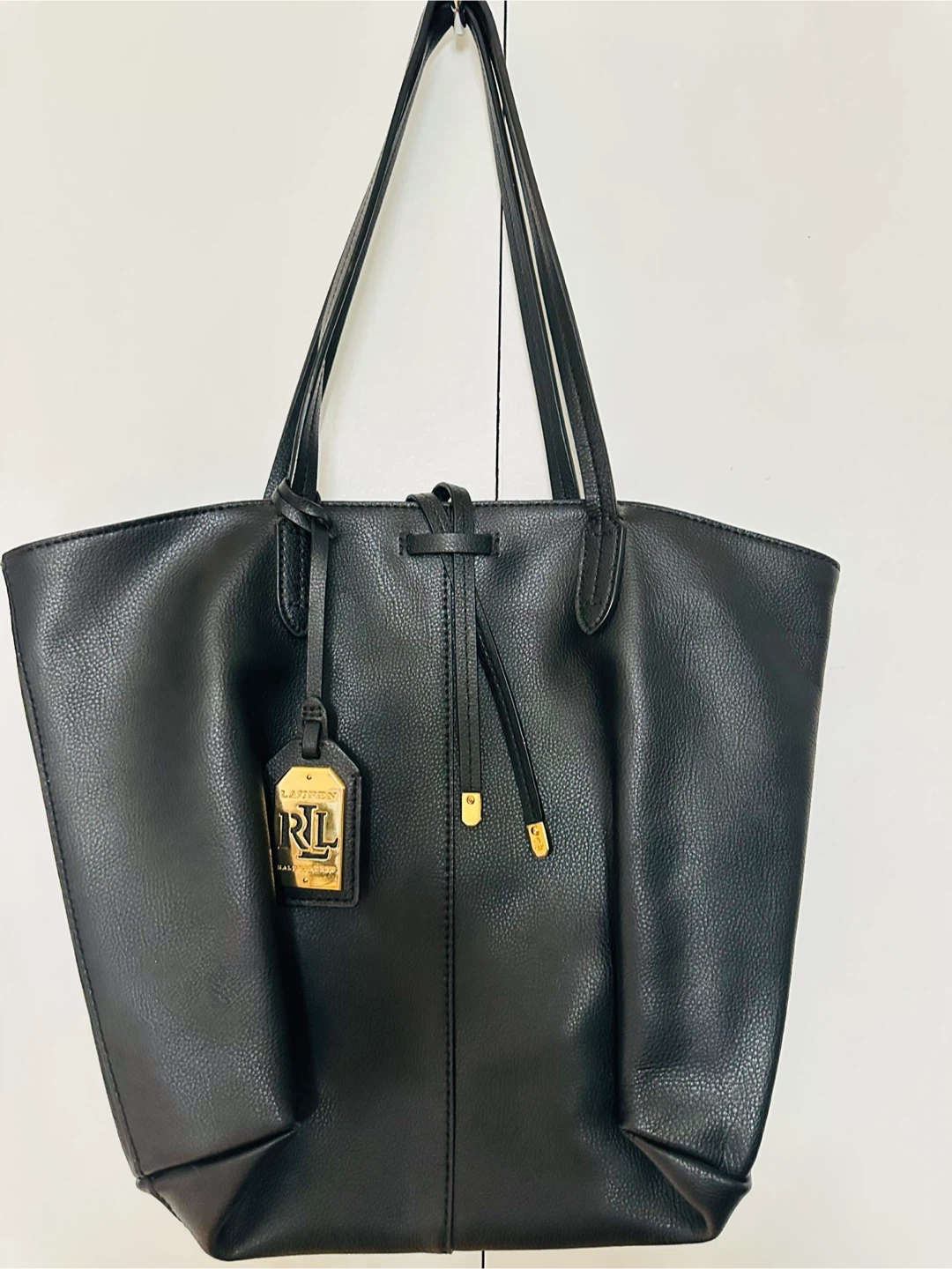 Lauren Ralph Lauren Black Leather Tote Bag - photo 3