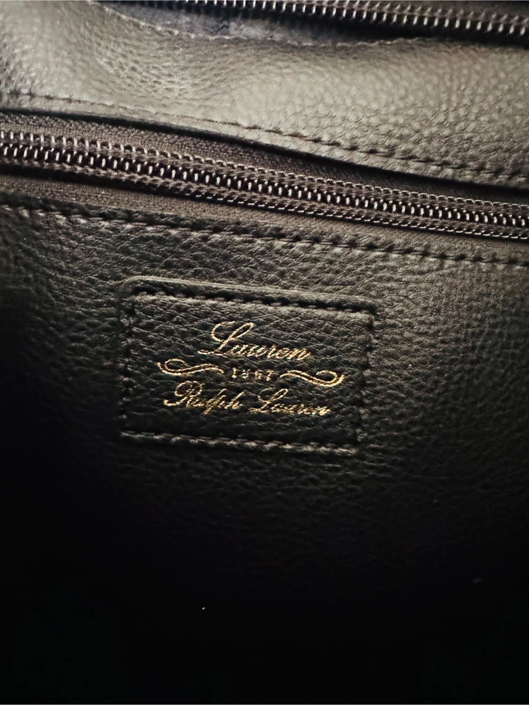 Lauren Ralph Lauren Black Leather Tote Bag - photo 2
