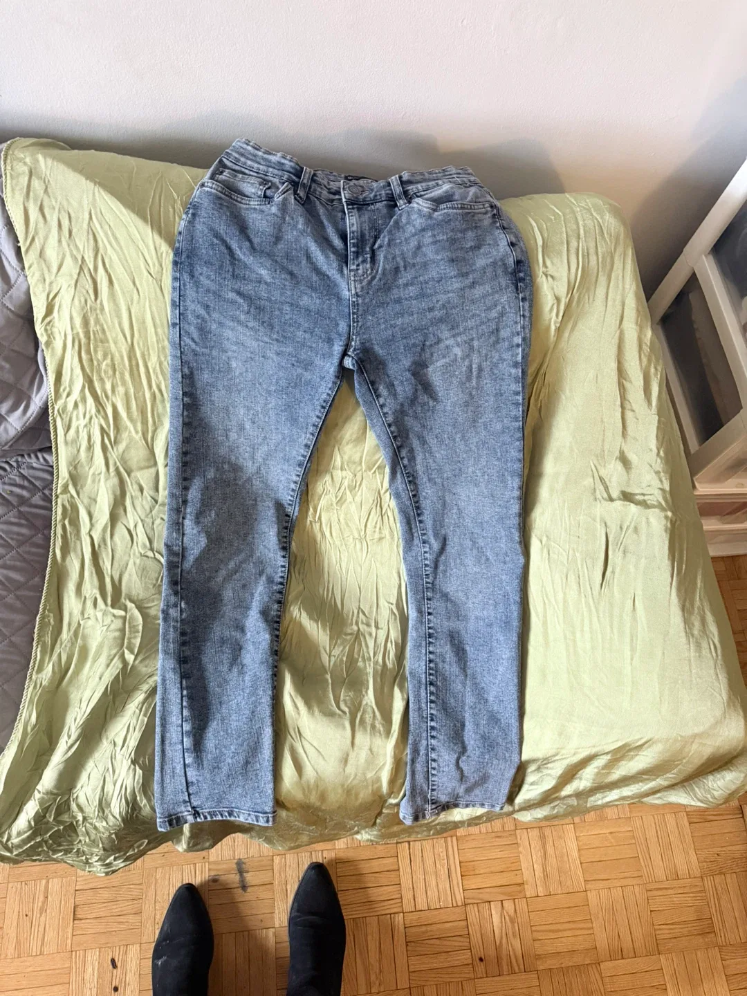 Acid Wash Denim Jeans thumbnail