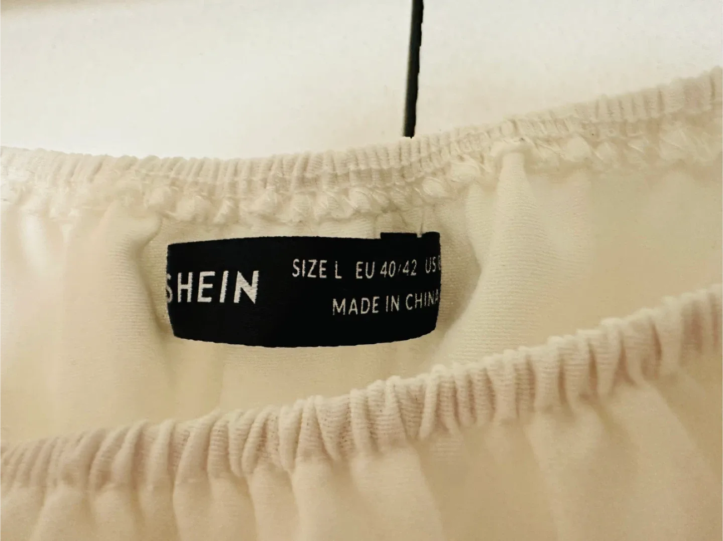Shein White Dress - Size L image indicator(2)