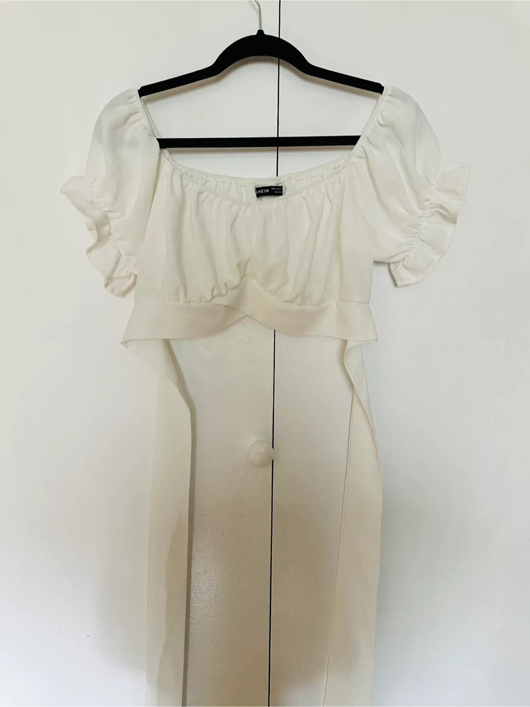 Shein White Dress - Size L image indicator(5)