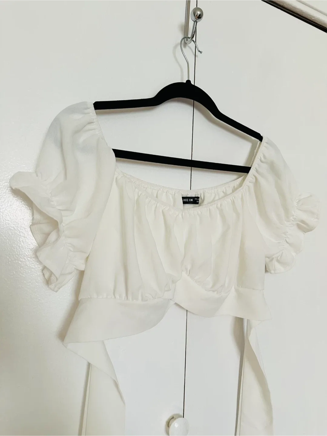 Shein White Dress - Size L image indicator(7)