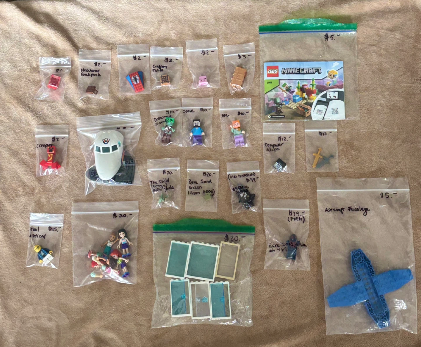 Lego Individual Pieces (As priced)