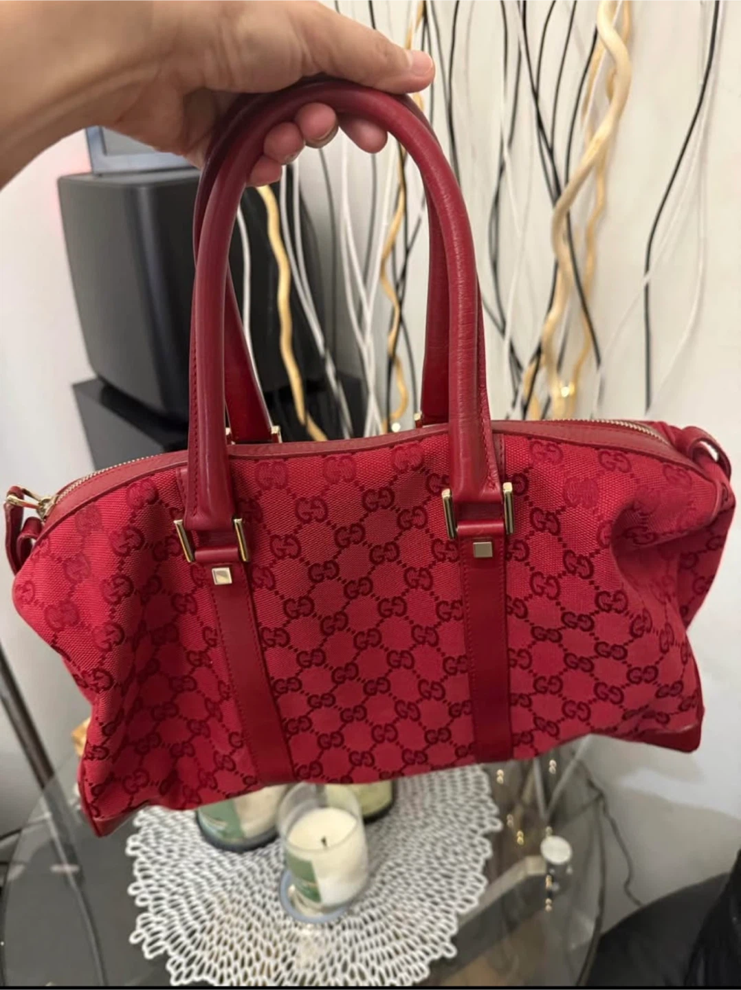 Gucci Red Handbag