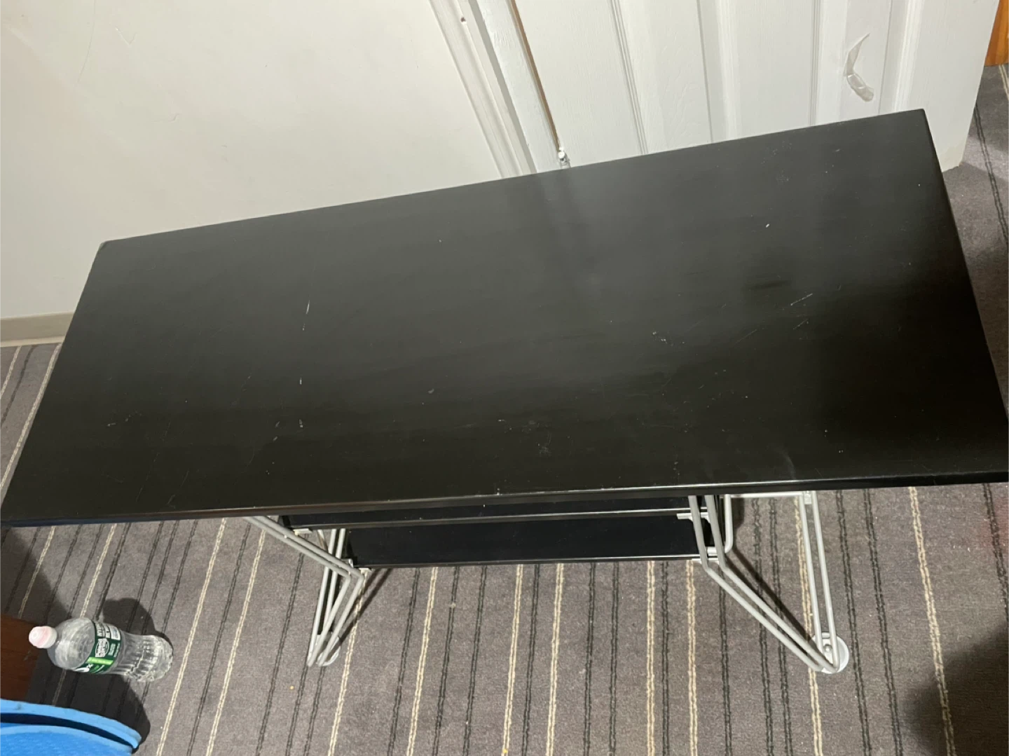 Black Desk with Shelves - photo 3