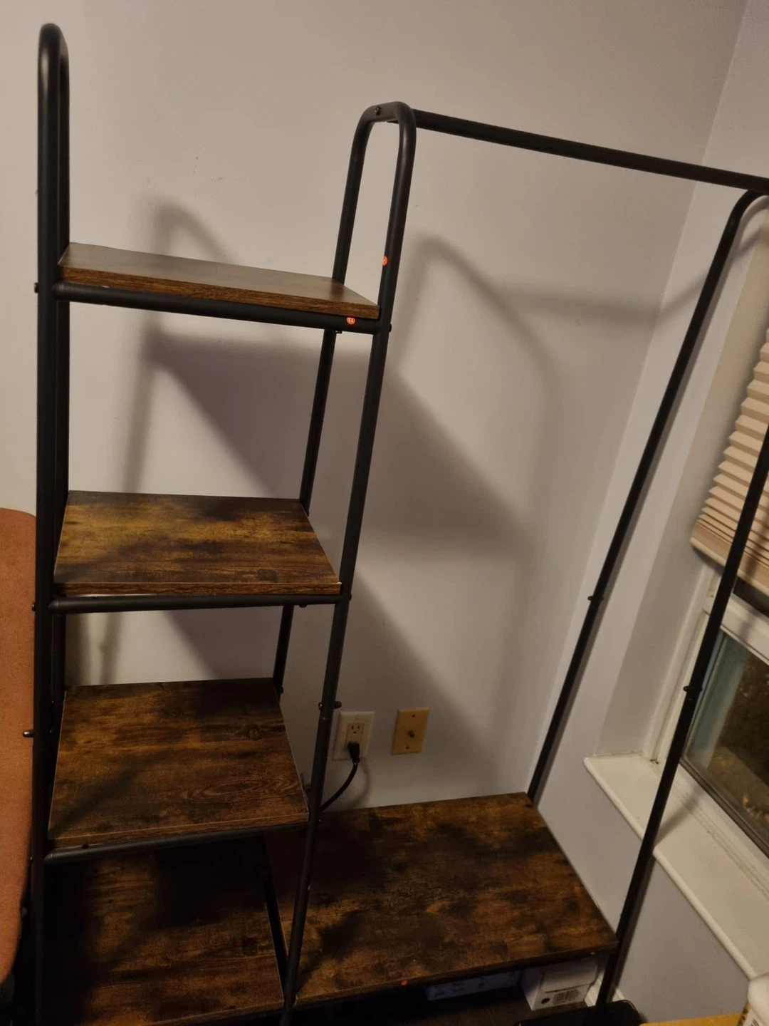 Very Sturdy Ladder Shelf with Clothes Rack - photo 4
