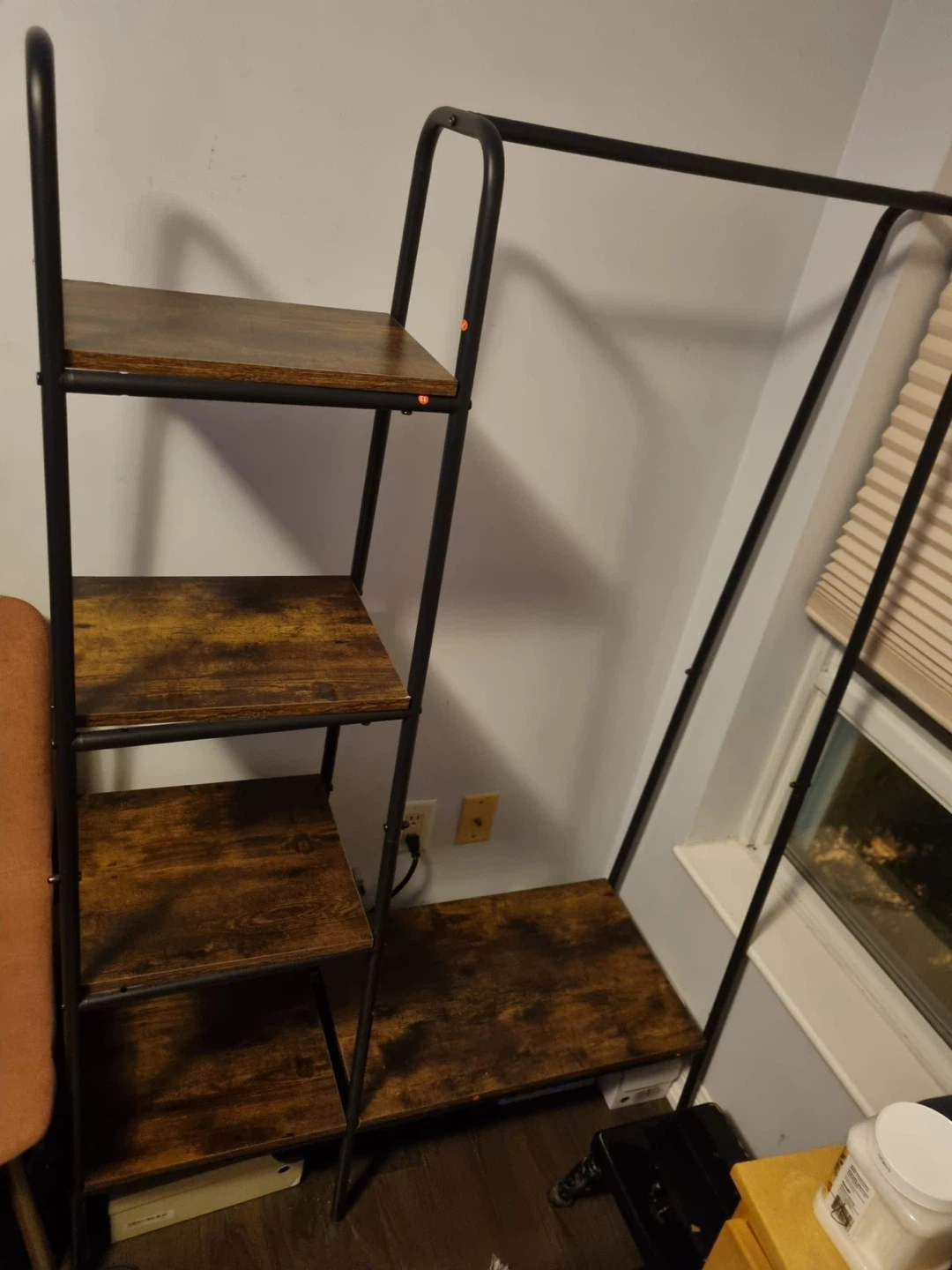 Very Sturdy Ladder Shelf with Clothes Rack - photo 3