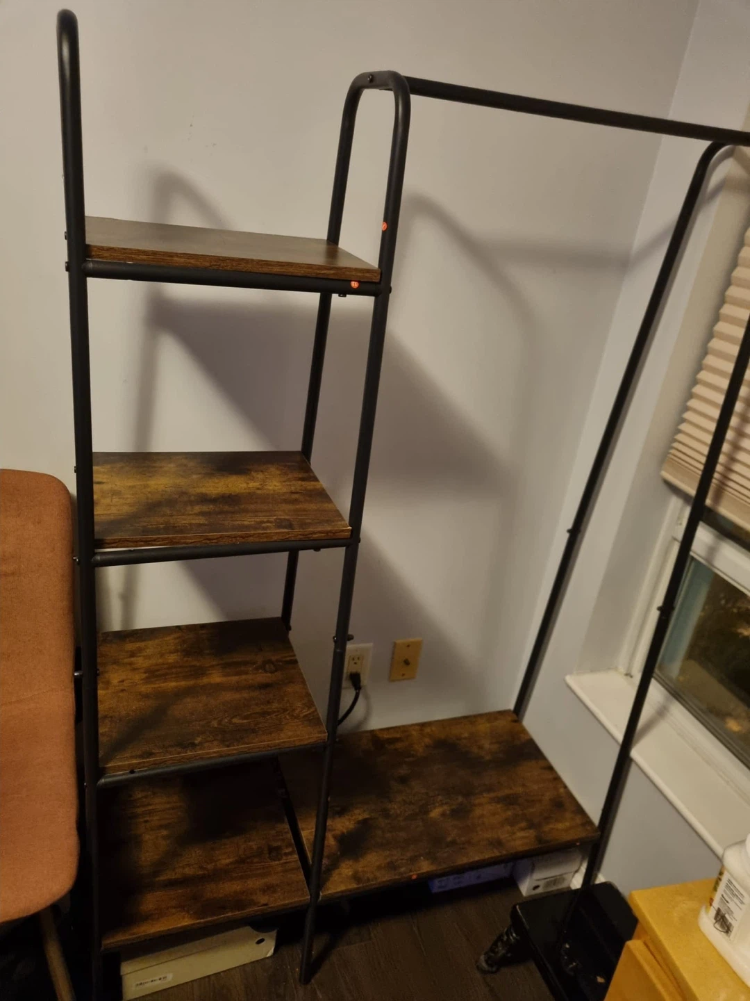 Very Sturdy Ladder Shelf with Clothes Rack - photo 2