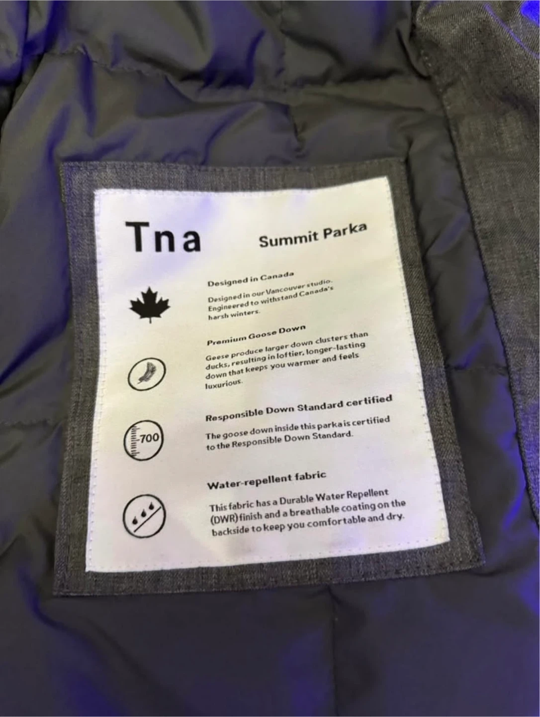 Tna Summit Parka - Size XS - photo 4