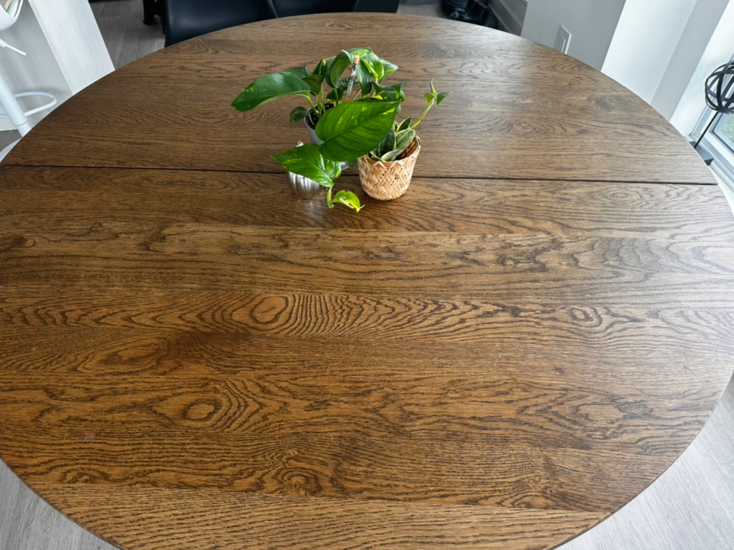 IKEA MÖRBYLÅNGA Table - Oak Veneer Brown Stained