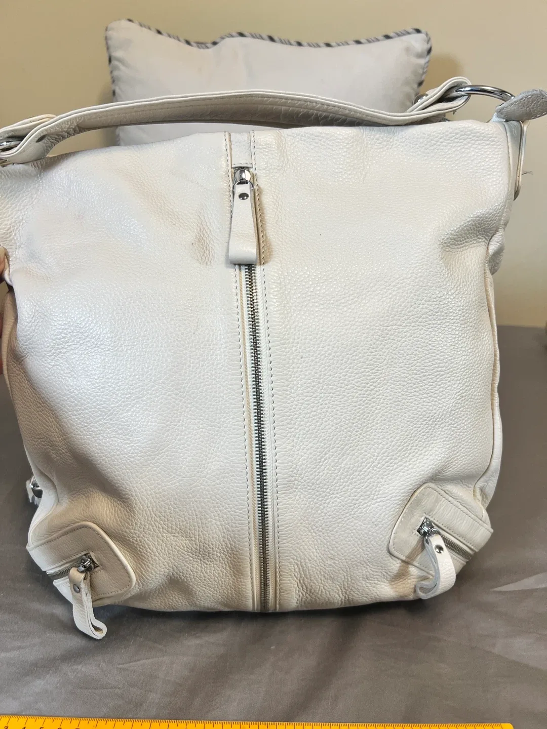Off-White Leather Hobo Bag image indicator(2)