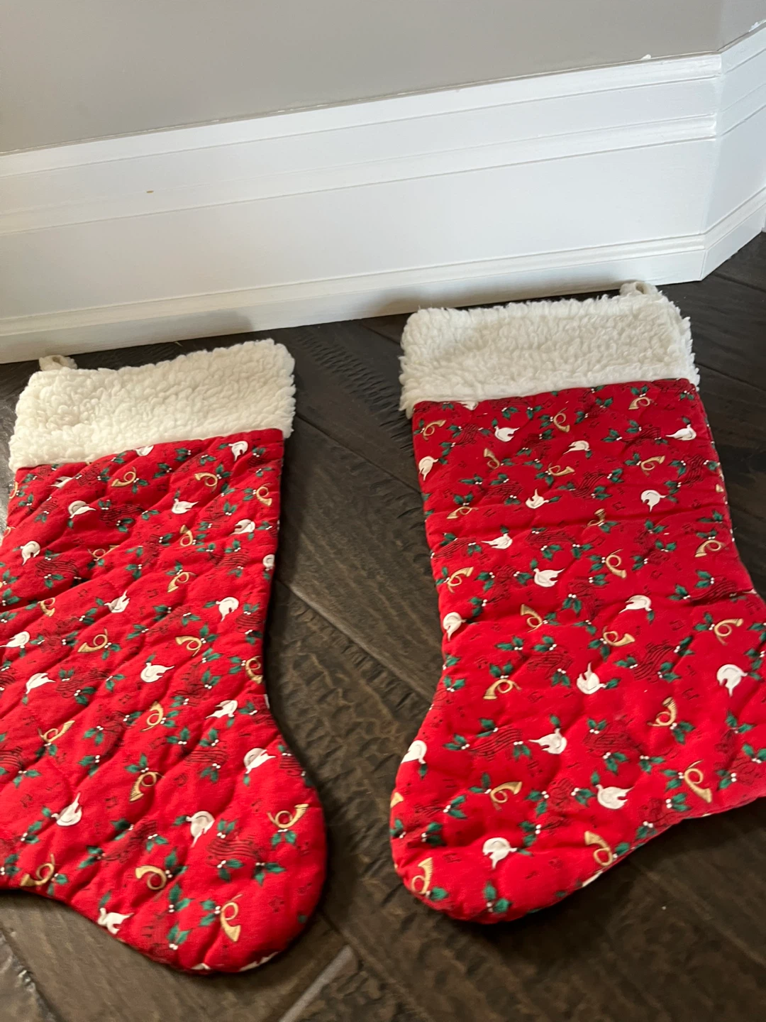 Vintage Red Christmas Stockings $10 EACH - photo 3