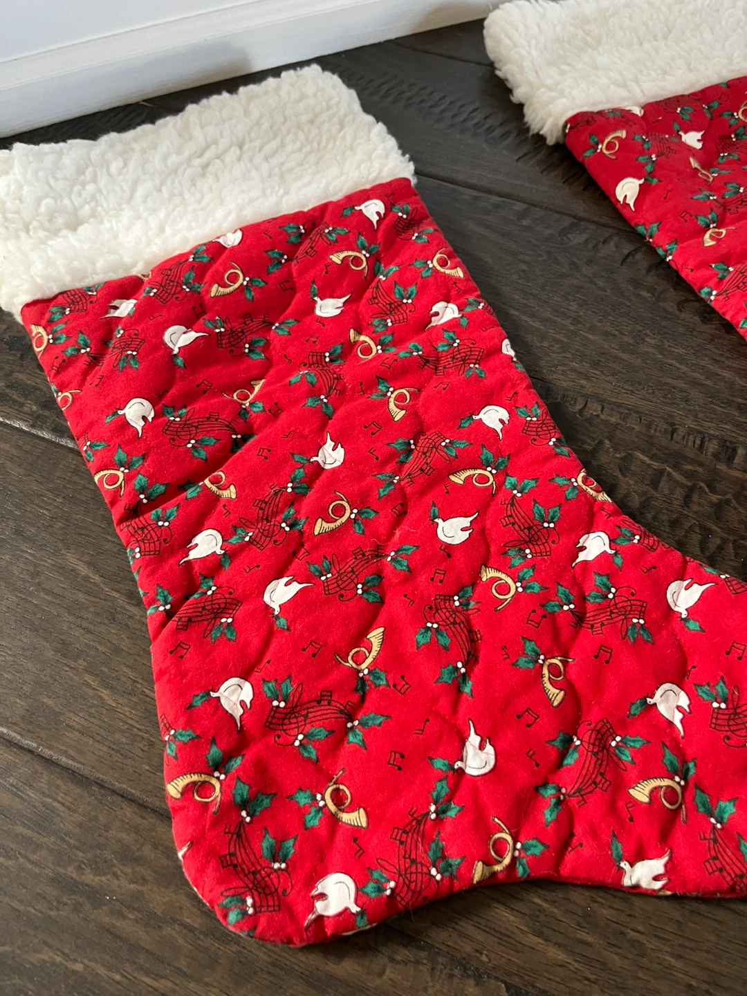 Vintage Red Christmas Stockings $10 EACH - photo 2
