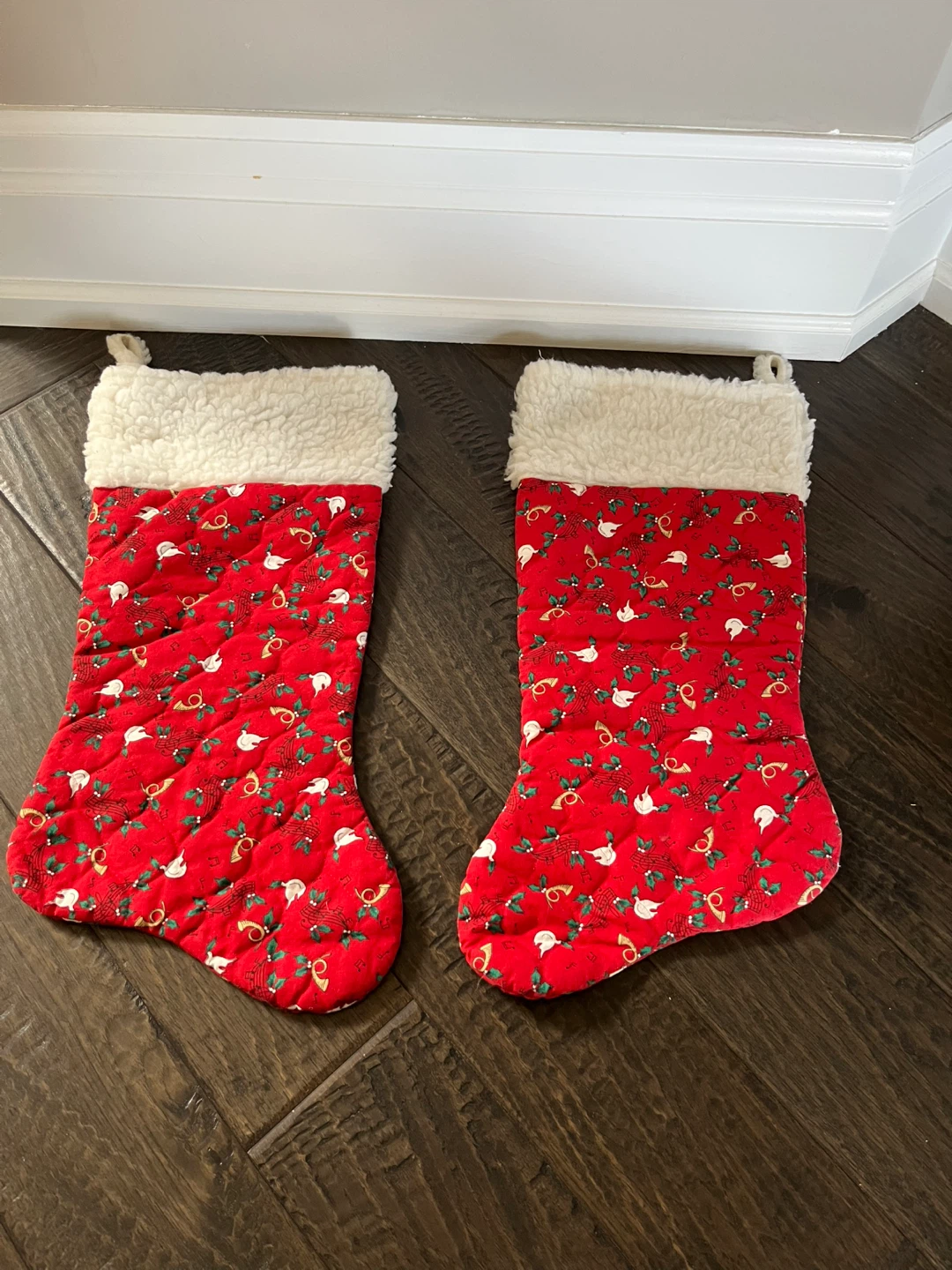 Vintage Red Christmas Stockings $10 EACH