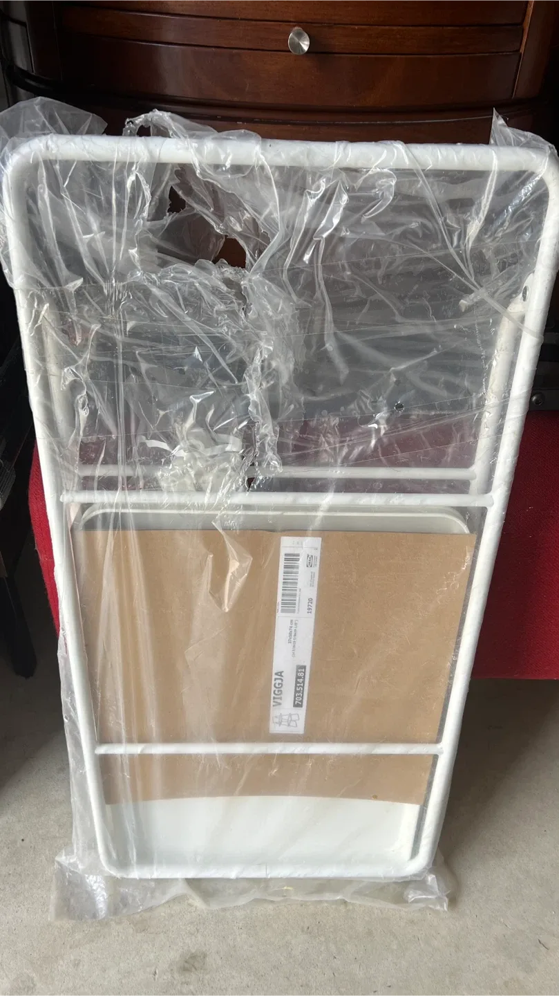 IKEA Viggja White Rolling Cart - New in Package image indicator(2)