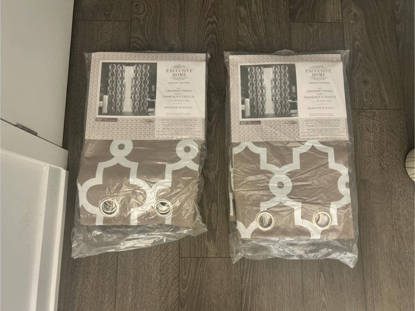Exclusive Home Ironwork Blackout Grommet Panels - Set of 2