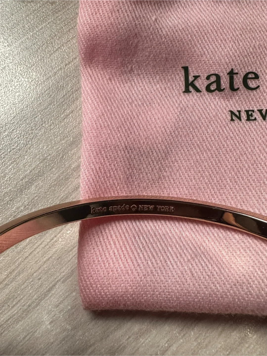 Kate Spade Bow Bangle - Rose Gold image indicator(3)