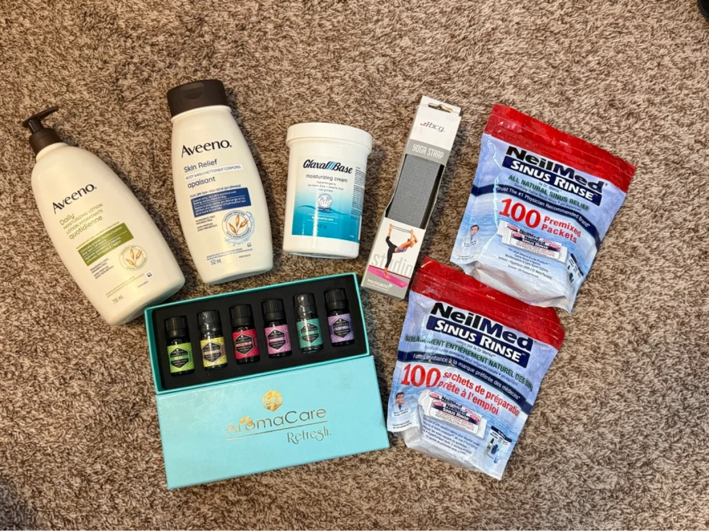 Garage Sale: Aveeno Lotion, NeilMed Sinus Rinse, AromaCare Oils thumbnail