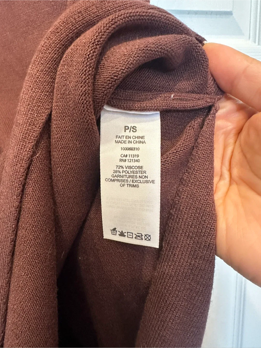 New Dynamite Brown Sleeveless Knit Dress- Size S image indicator(5)