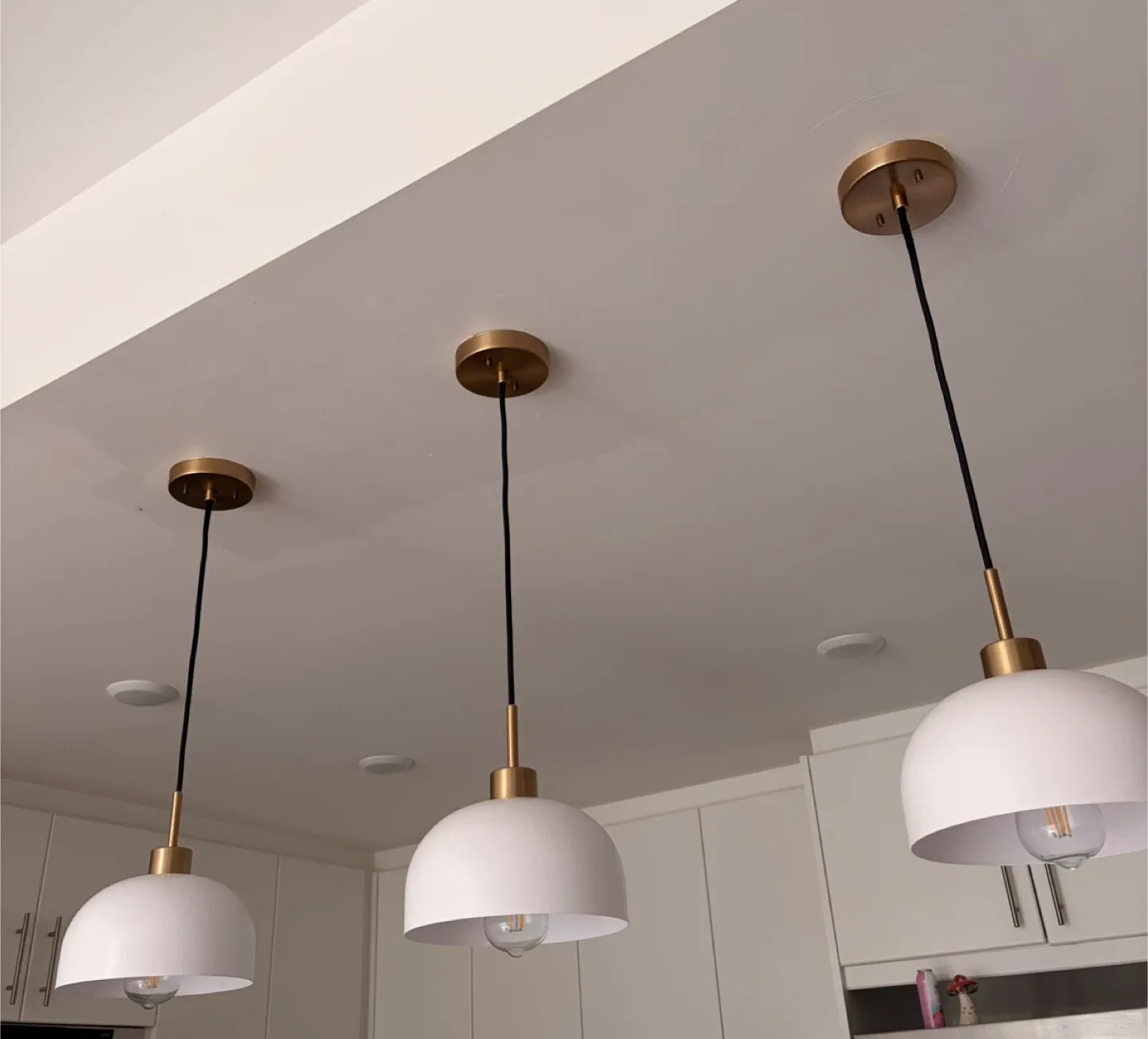 White Dome Pendant Light Fixtures image indicator(3)