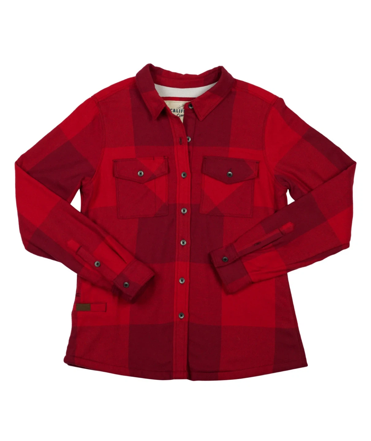California Cowboy Red Plaid Flannel Shirt - photo 3